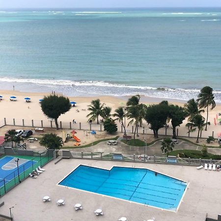 Beach Front Beach View 1 Bedroom 2Bathroom Coral Beach Apt Сан Хуан Екстериор снимка